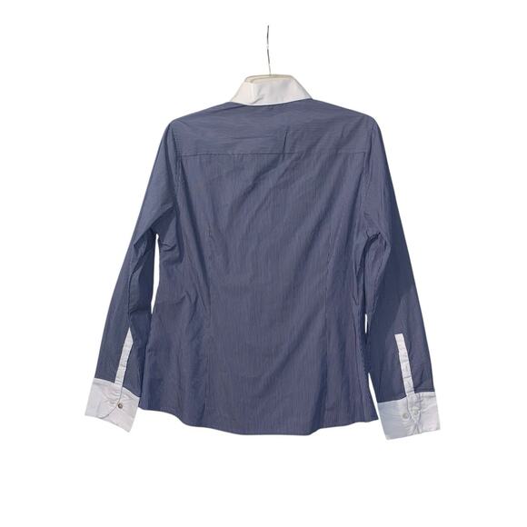 LA MARTINA Shirt Cotton Women Size 5 Striped - Picture 3 of 8